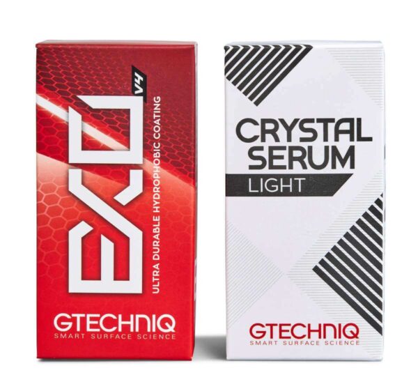gtehcniq exo and crystal serum light boxes head on